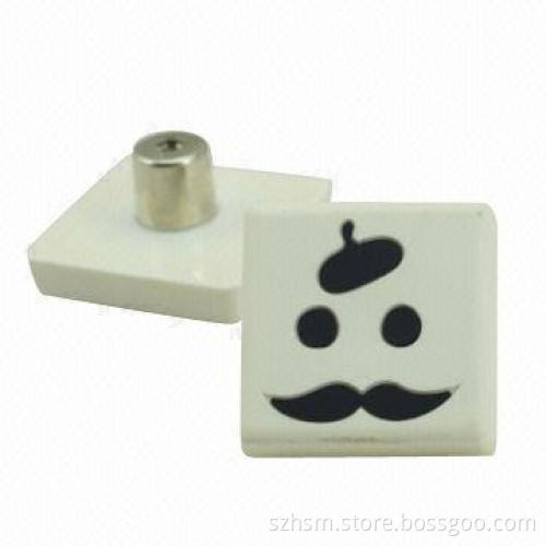 Popular Pure White Furniture Knobs, Measures 5x5x2.5cm